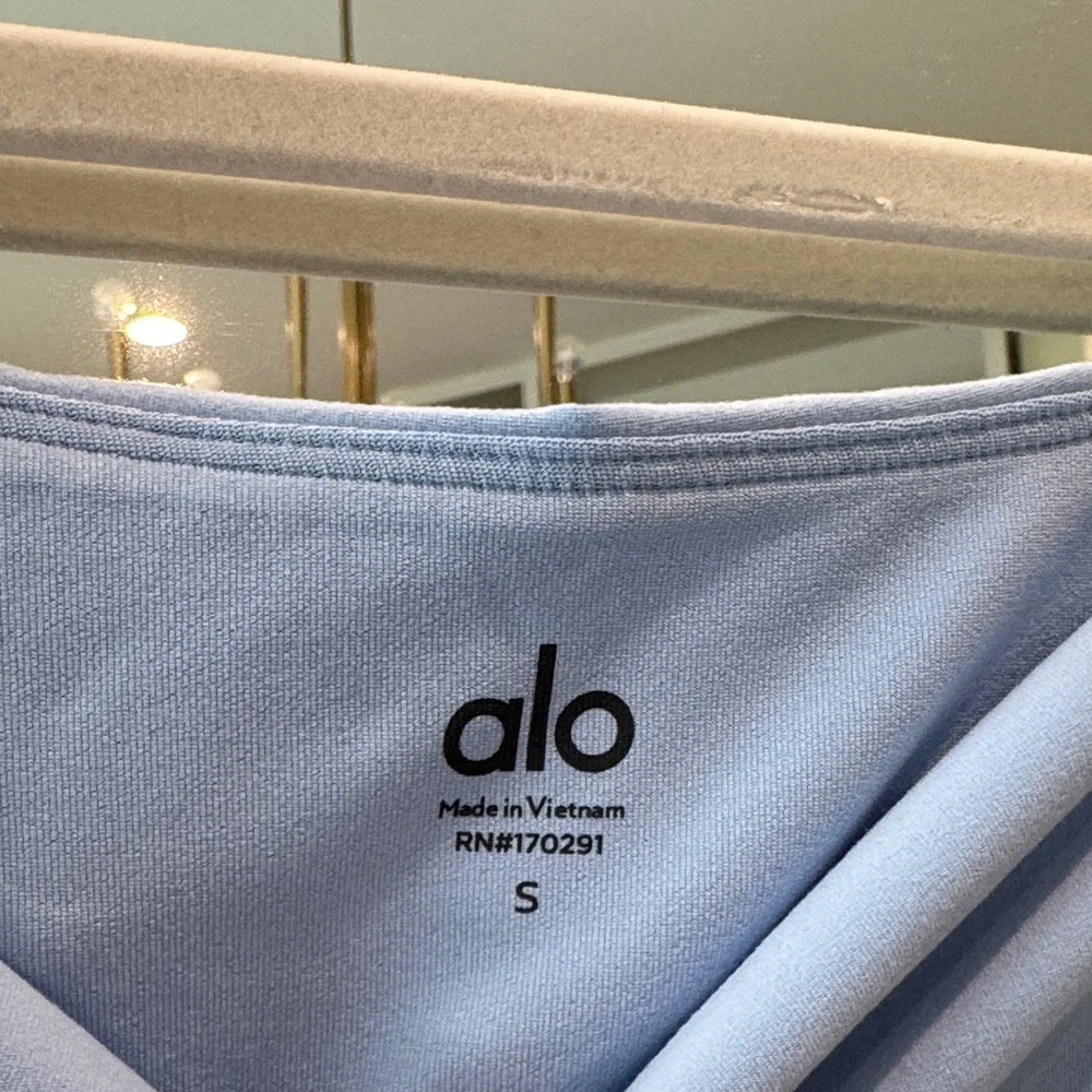 Alo Light Blue Mini Skirt